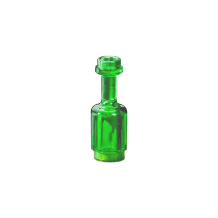 Trans-Green Minifigure, Utensil Bottle