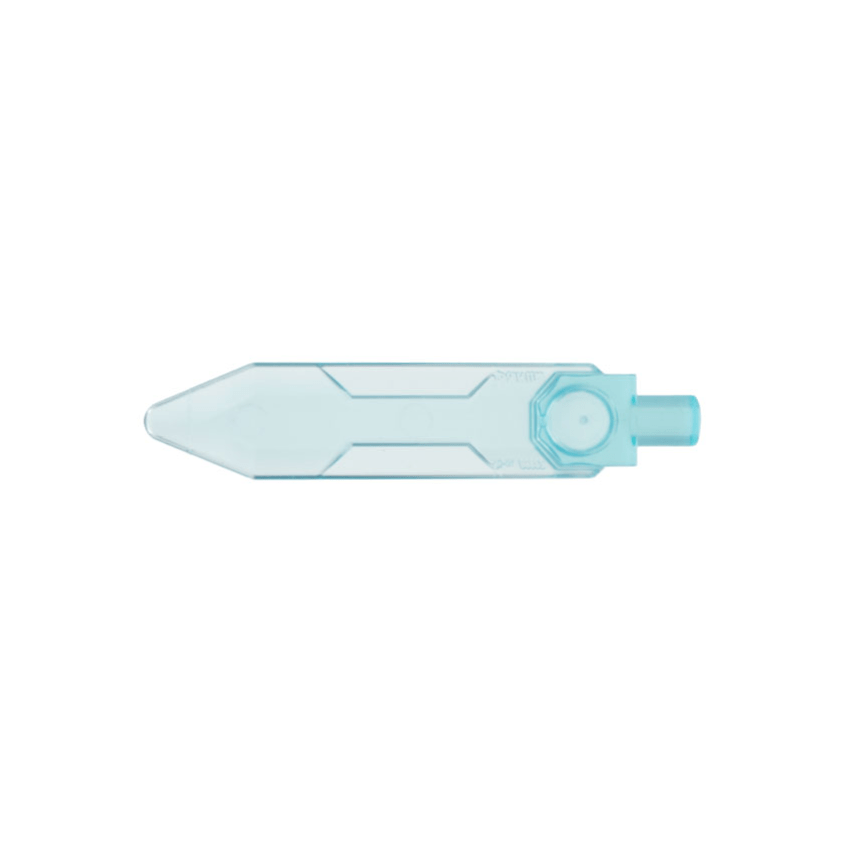Trans-Light Blue Minifigure, Weapon Sword, Blade with Bar End