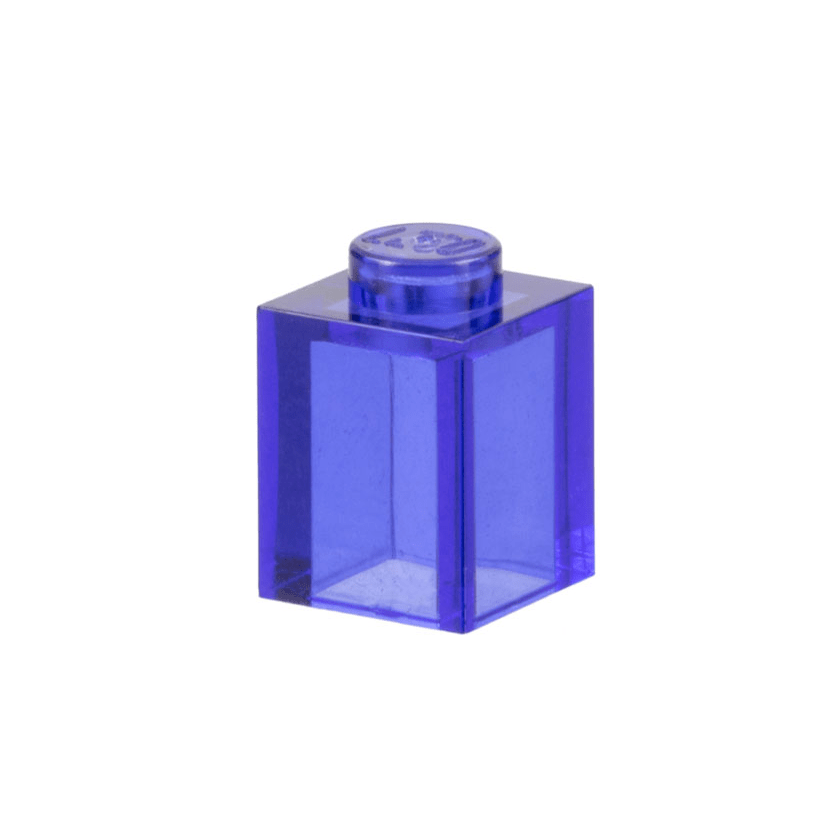 Trans-Purple Brick 1 x 1