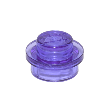 Trans-Purple Plate, Round 1 x 1