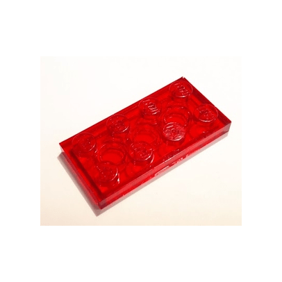 Trans-Red Plate 2 x 4