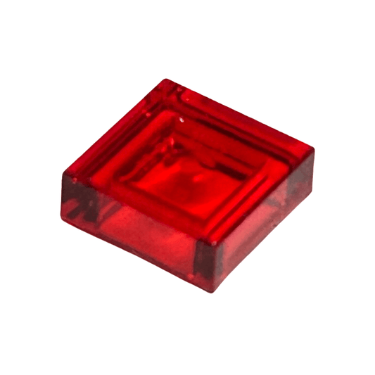 Trans-Red Tile 1 x 1