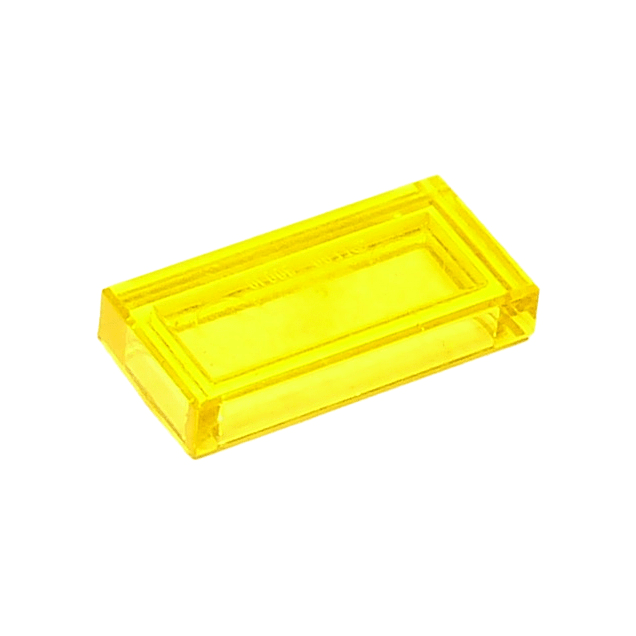 Trans-Yellow Tile 1 x 2