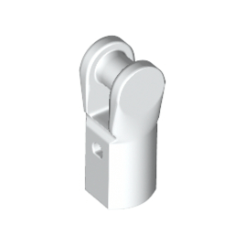 White Bar Holder with Handle