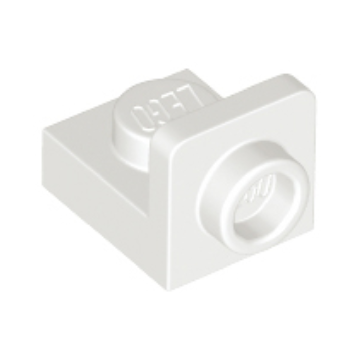 White Bracket 1 x 1 - 1 x 1 Inverted