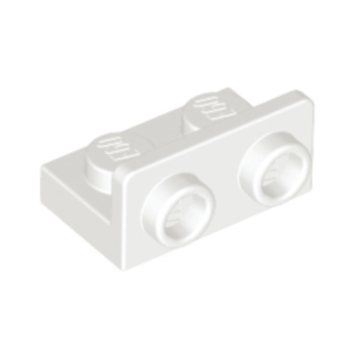 White Bracket 1 x 2 - 1 x 2 Inverted