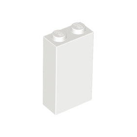White Brick 1 x 2 x 3