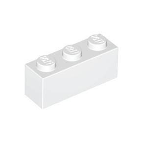White Brick 1 x 3