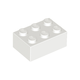 White Brick 2 x 3