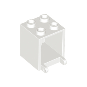 White Container, Box 2 x 2 x 2