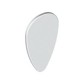 White Minifigure, Shield Oval