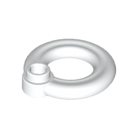 White Minifigure, Utensil Flotation Ring Life Preserver