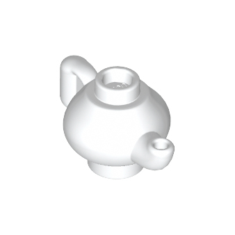 White Minifigure, Utensil Teapot