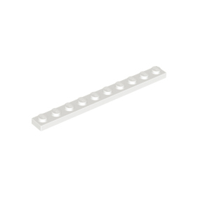 White Plate 1 x 10