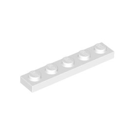 White Plate 1 x 5