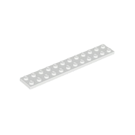 White Plate 2 x 12