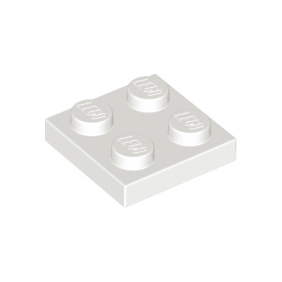 White Plate 2 x 2