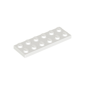 White Plate 2 x 6