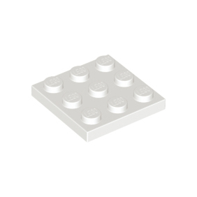 White Plate 3 x 3