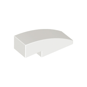 White Slope, Curved 3 x 1