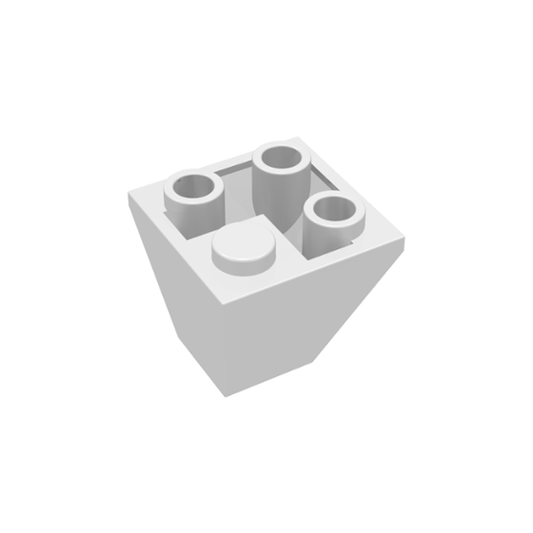 White Slope, Inverted 45 2 x 2 Double Convex