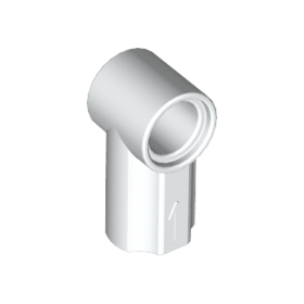 White Technic, Axle and Pin Connector Angled #1
