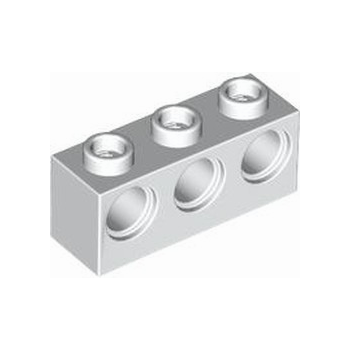 White Technic, Brick 1 x 3 with Holes