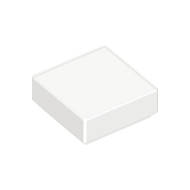 White Tile 1 x 1