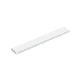 White Tile 1 x 8