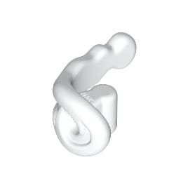 White Wave Rounded Energy with Bar Handle Power Blast
