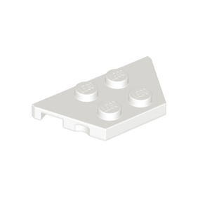 White Wedge, Plate 2 x 4