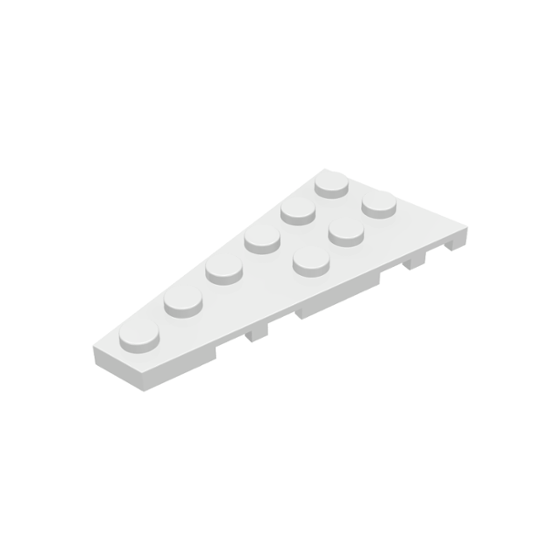White Wedge, Plate 6 x 3 Left