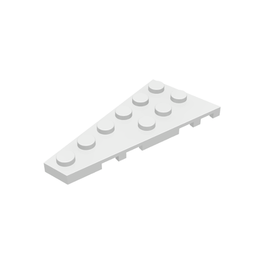 White Wedge, Plate 6 x 3 Left