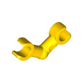 Yellow Arm Skeleton, Bent with Clips Horizontal Grip