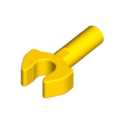 Yellow Bar 1L with Clip Mechanical Claw - Cut Edges and Hole on Side