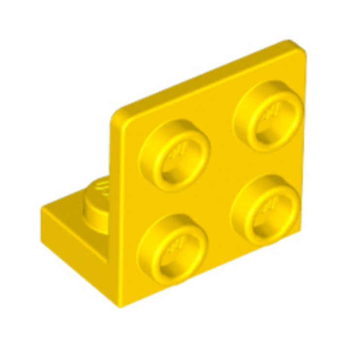 Yellow Bracket 1 x 2 - 2 x 2 Inverted