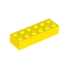 Yellow Brick 2 x 6