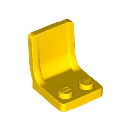 Yellow Minifigure, Utensil Seat / Chair 2 x 2