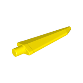 Yellow Minifigure, Weapon Sword, Spike Flexible 3.5L with Bar End