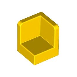 Yellow Panel 1 x 1 x 1 Corner