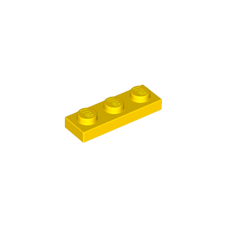 Yellow Plate 1 x 3