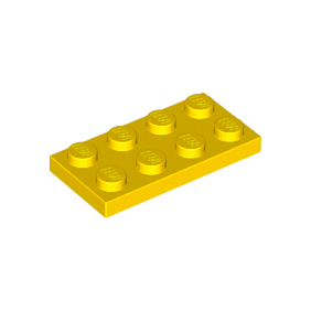 Yellow Plate 2 x 4