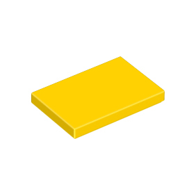 Yellow Tile 2 x 3
