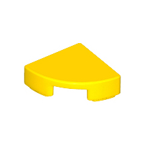 Yellow Tile, Round 1 x 1 Quarter