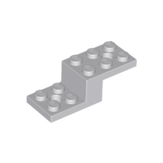 Light Bluish Gray Bracket 5 x 2 x 1 1/3 with 2 Holes and Bottom Tube