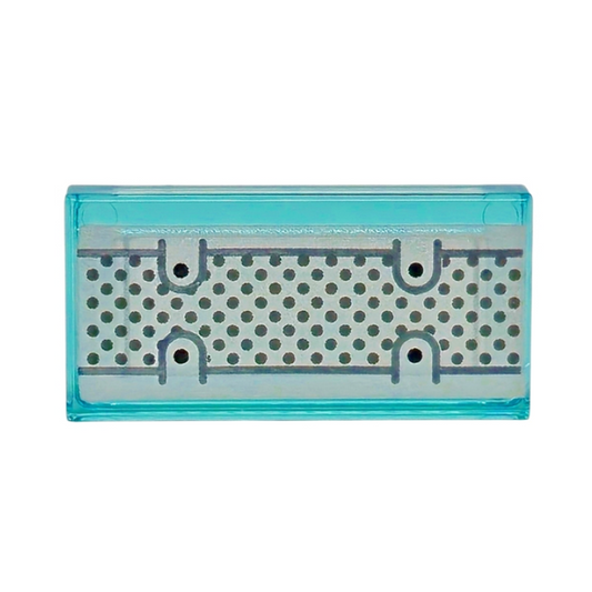 Trans-Light Blue Tile 1 x 2 with Black and Dark Bluish Gray Dots and Lines on Silver Background Pattern