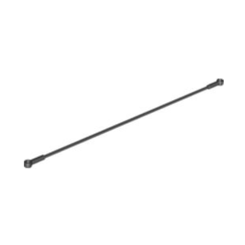 Black Hose, Flexible 22L with 2 Connector Ends (Zipline)