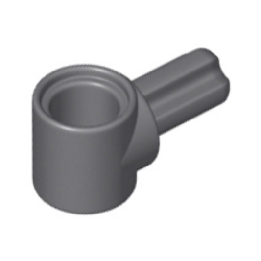 Dark Bluish Gray Technic, Axle and Pin Connector Hub with 1L Axle
