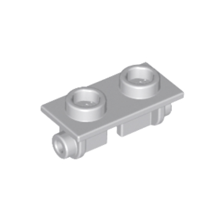 Light Bluish Gray Hinge Brick 1 x 2 Top Plate