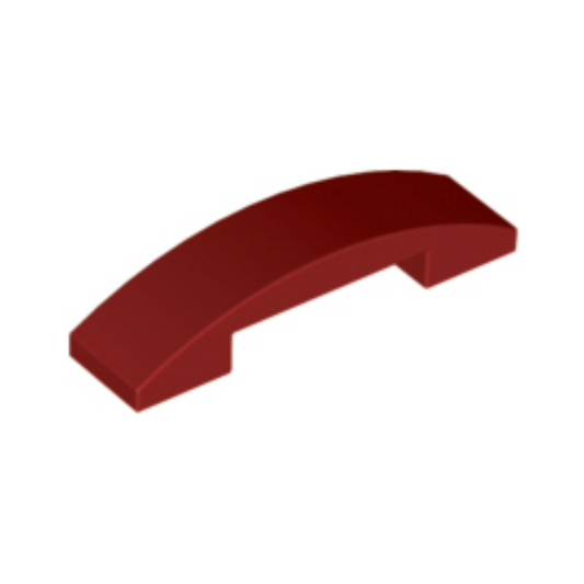 Dark Red Slope, Curved 4 x 1 x 2/3 Double